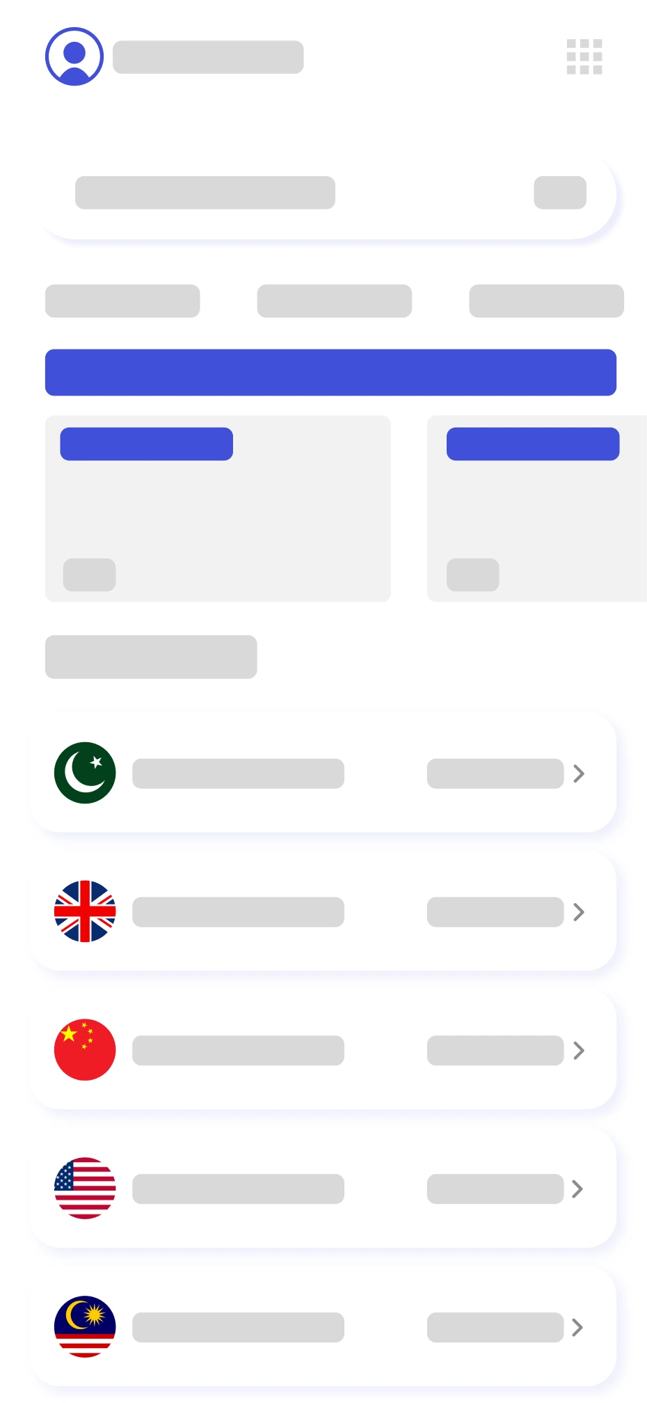 Choose the destination & package